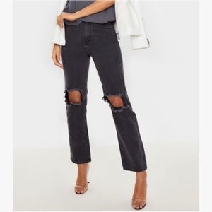 PRETTY LITTLE THING distressed jeans